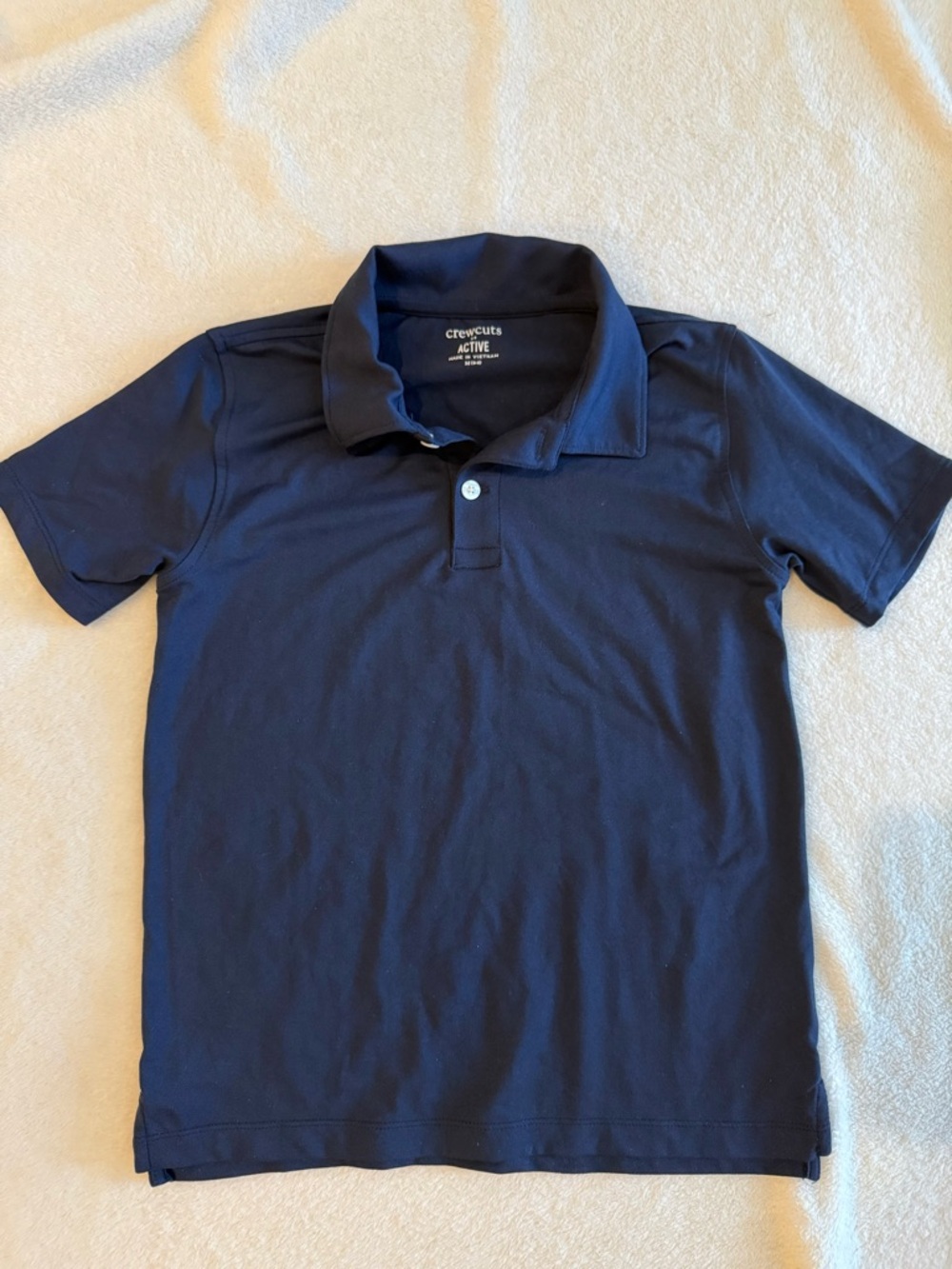 J. Crew Factory Boys' Navy Polo Shirt M